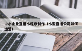博尔塔拉中小企业直播小程序制作（小型直播公司如何运营）